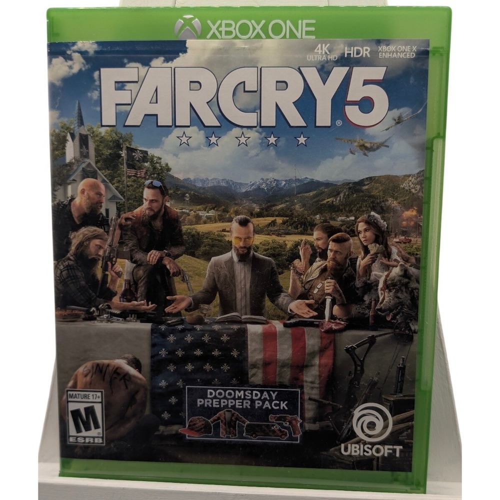 Ubisoft Video Game Xbox One Far Cry 5 Action Shooter 4K HDR Doomsday Prepper